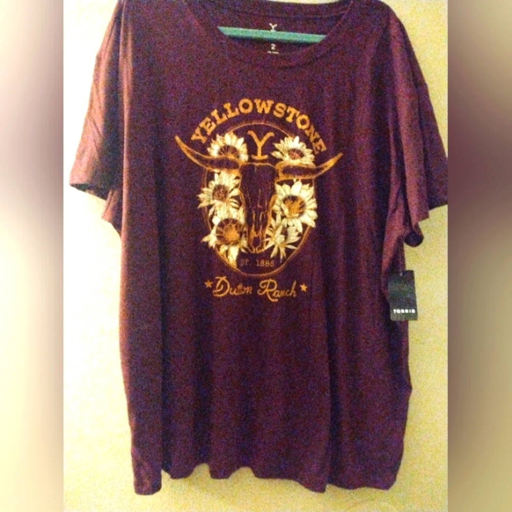 Torrid Yellowstone tee size 2